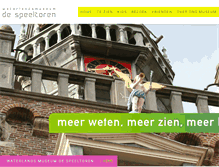 Tablet Screenshot of despeeltoren.nl